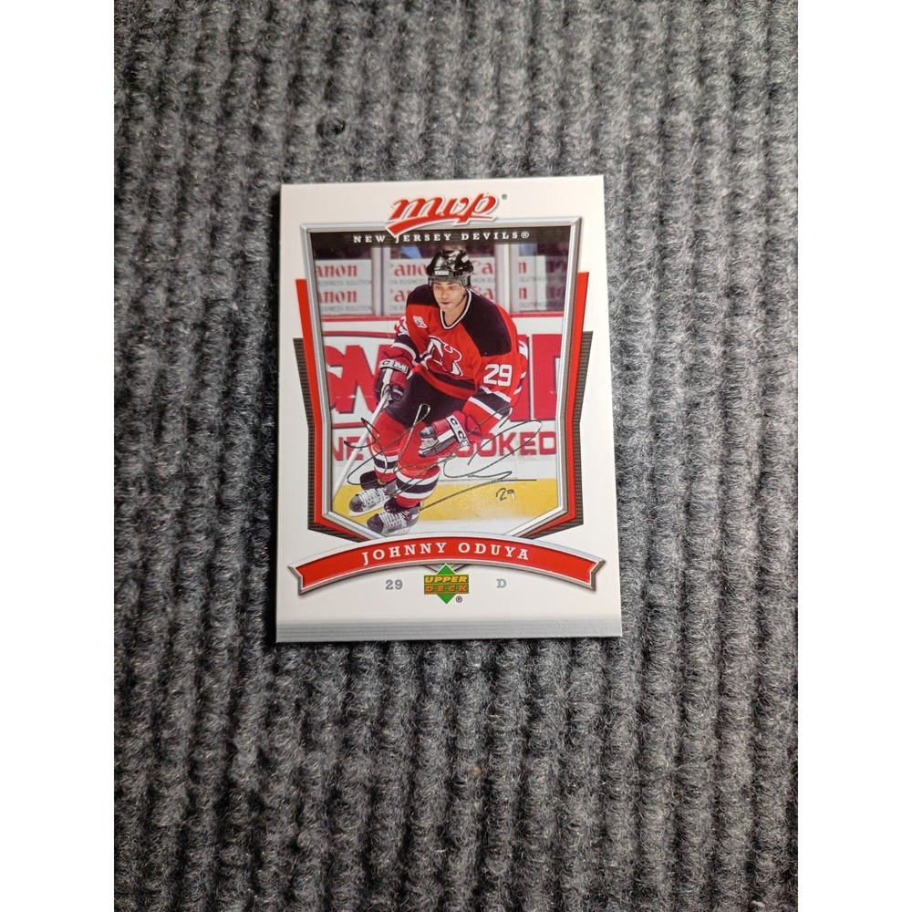 2007-2008 MVP New Jersey Devils Johnny‎ Oduya Hockey Card #98